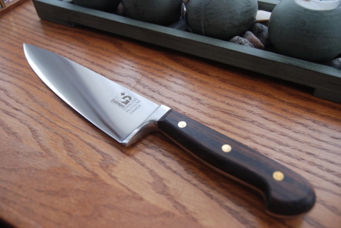 The Grohmann 8-inch chef’s knife is reasonably price and made in Canada. (Geoff Meeker photo)